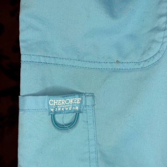 Light Blue Cherokee Extra Long Scrubs - Picture 3 of 4